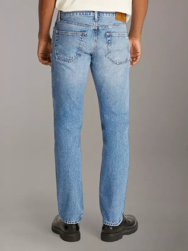 Denim Light Slim Straight Jeans