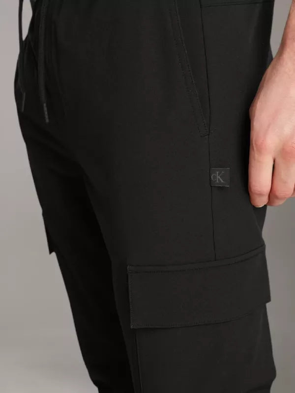 Ck black Technical Knit Cargo Joggers