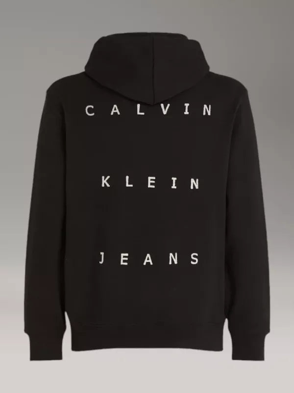 Ck black Back Print Hoodie