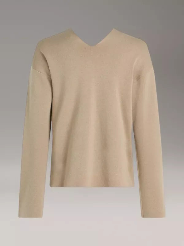 Amphora Wool Blend V-Neck Sweater