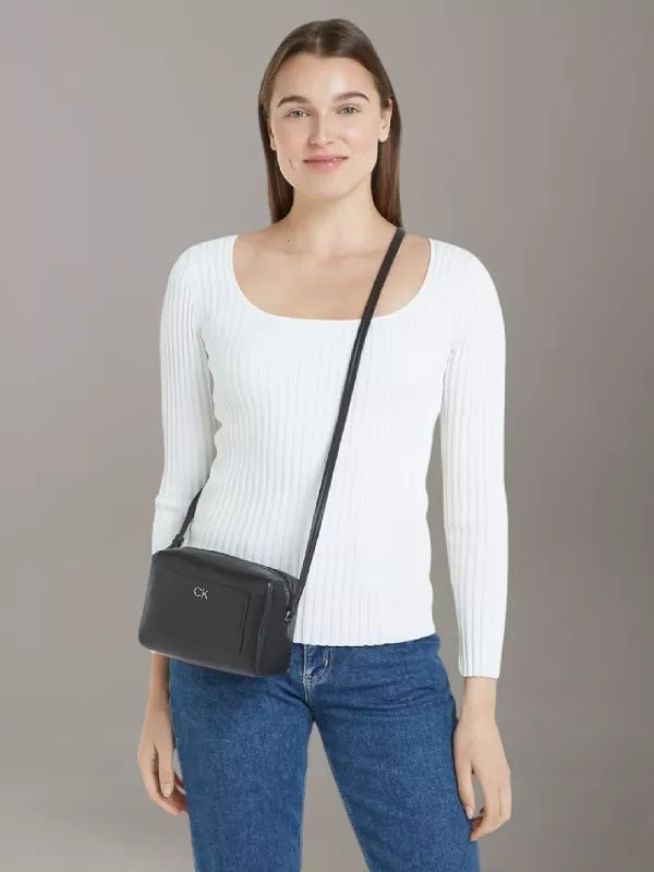 Ck Black Crossbody Bag