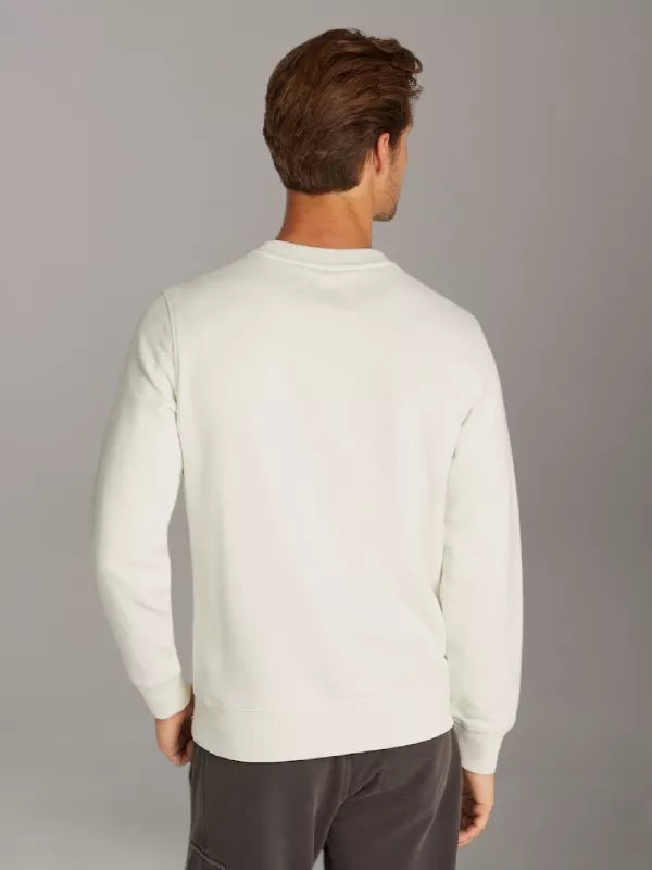 Ivory Cotton Terry Sweatshirt