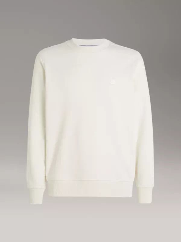 Ivory Cotton Terry Sweatshirt