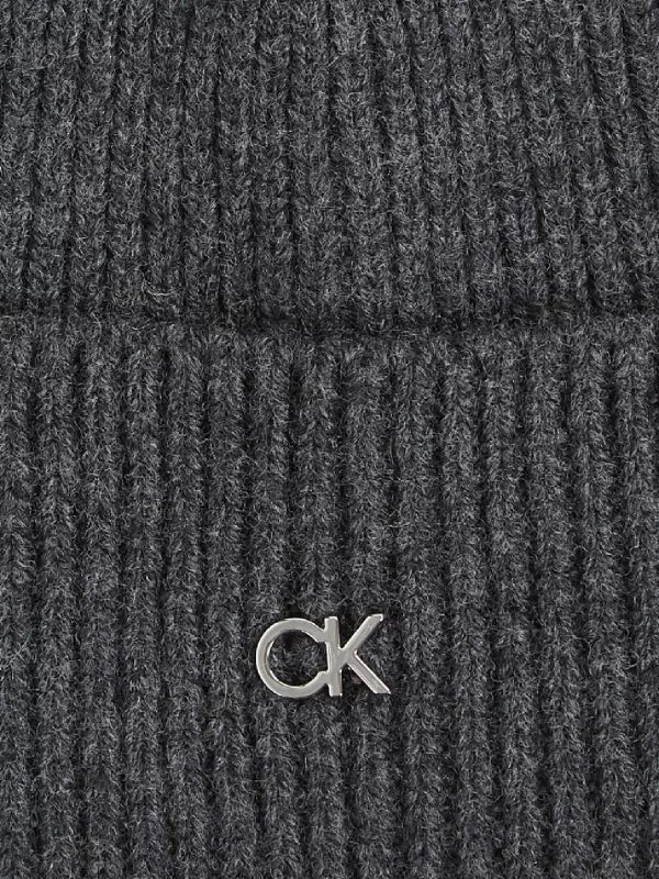 Pvh black Wool Cashmere Blend Beanie