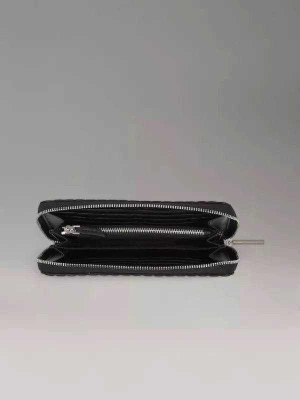 Pvh Black Zip Around Wallet