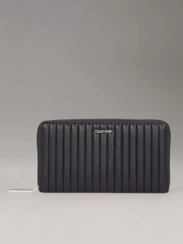 Pvh Black Zip Around Wallet