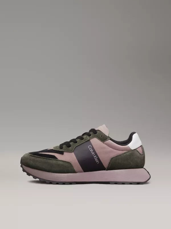 Dark Olive/Black/Cinder Suede Trainers