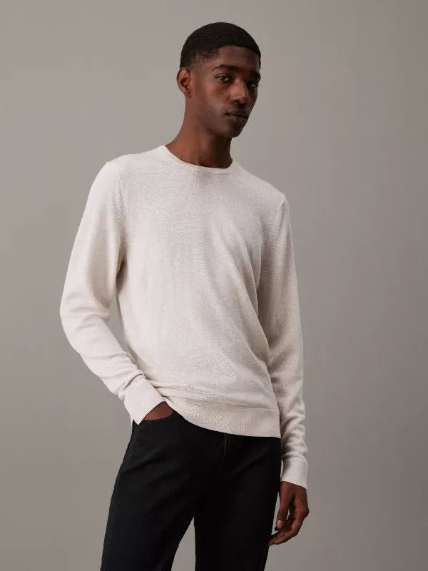 Stony Beige Merino Wool Jumper