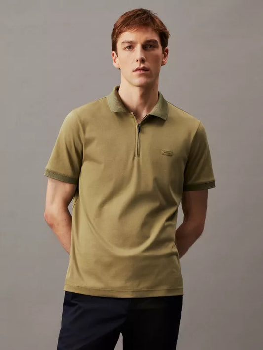 Welt Zip Polo Shirt