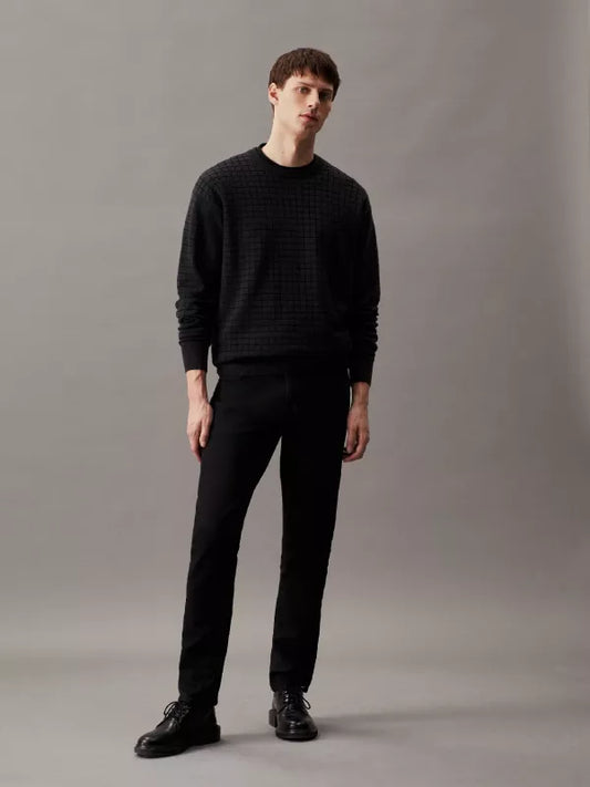 Check Textured Jumper