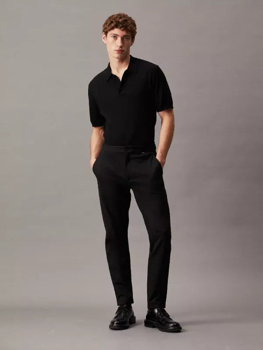 Tapered Knit Trousers