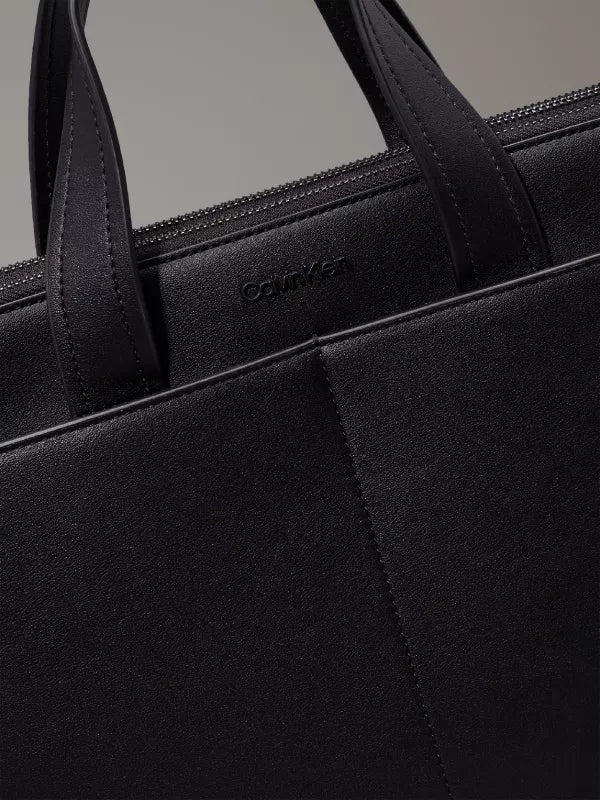 Ck black Slim Laptop Bag