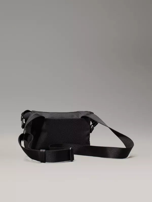 Ck black Foldover Crossbody Sling Bag