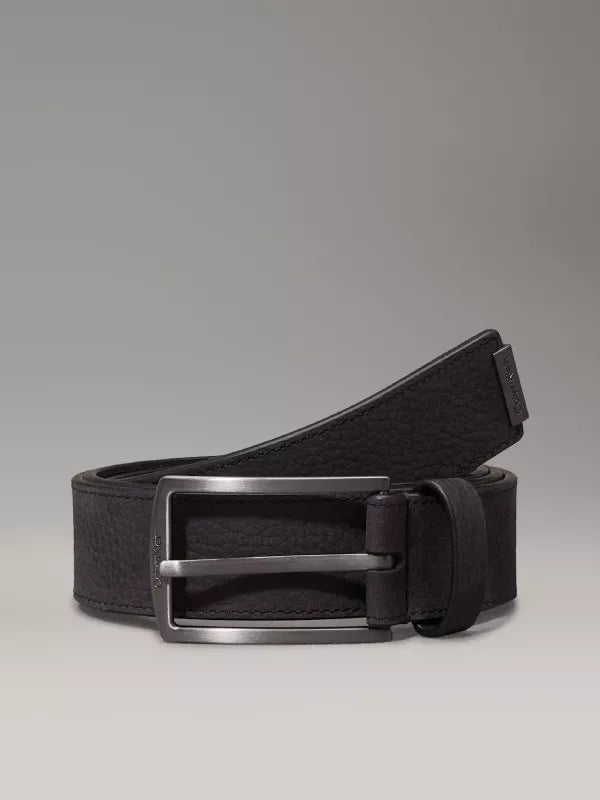 PVH Black Leather Belt