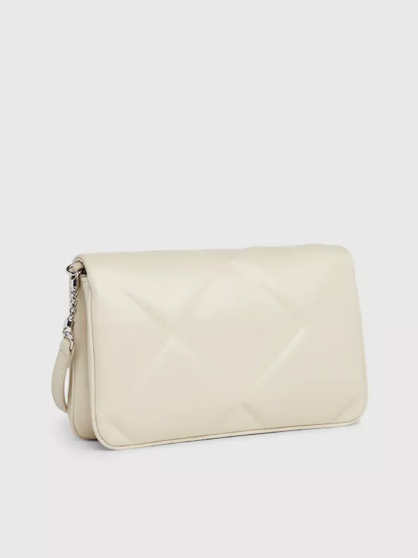 Stoney Beige Quilted Shoulder Bag