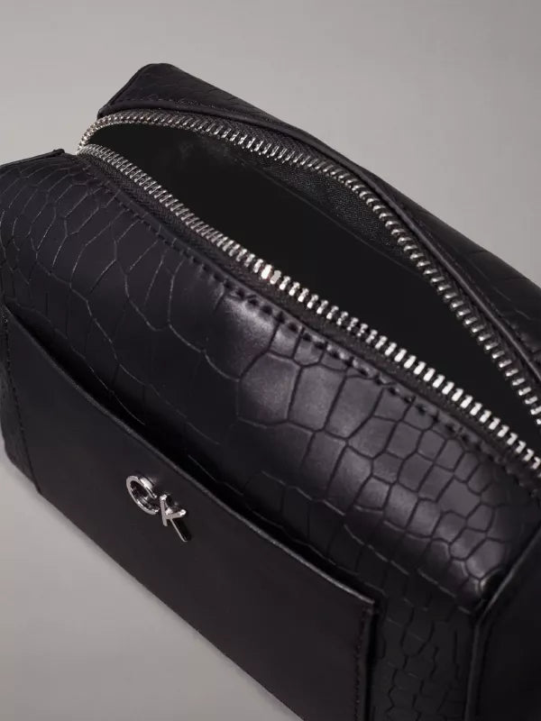 Ck Black Crocodile Crossbody Bag