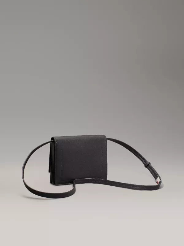 Ck Black Saffiano Crossbody Bag