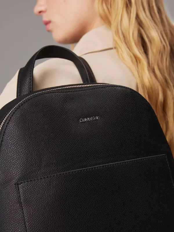 Ck Black Dome Backpack