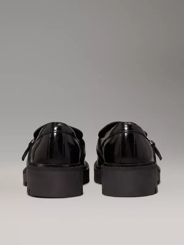 Leather Platform Loafers