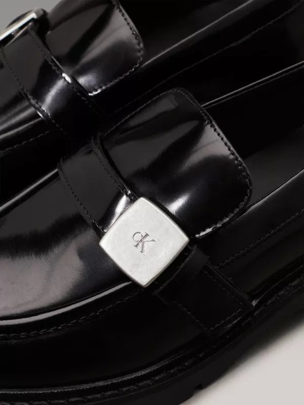 Leather Platform Loafers